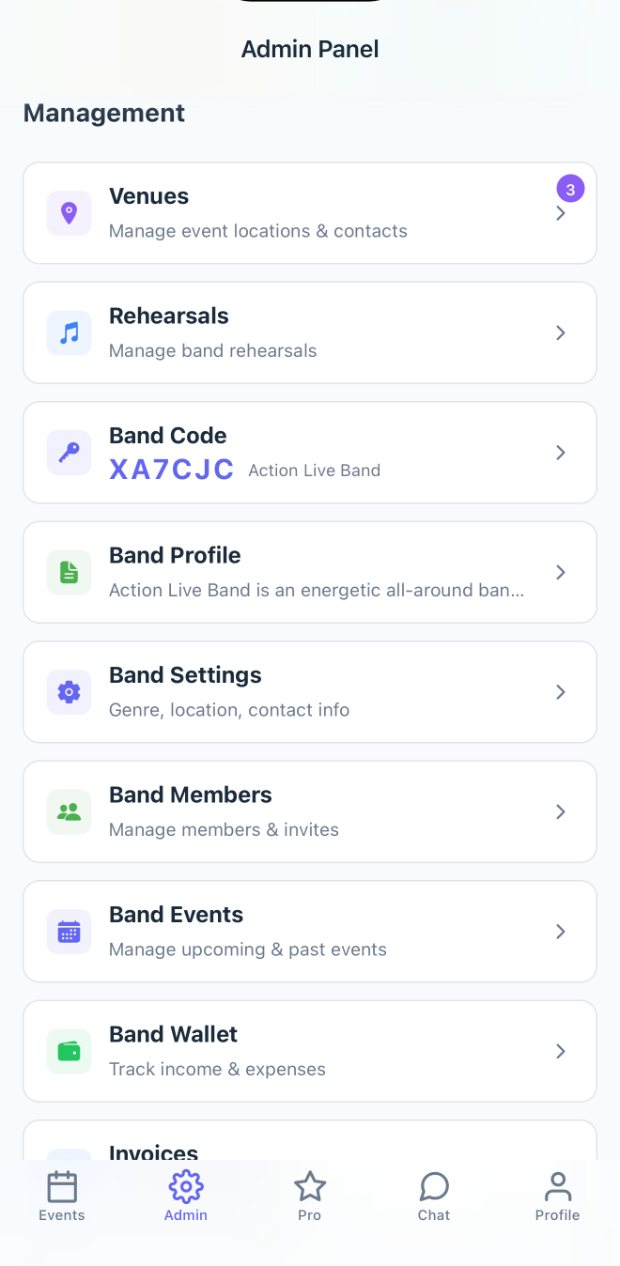 MyGigFlow Admin panel: wallet