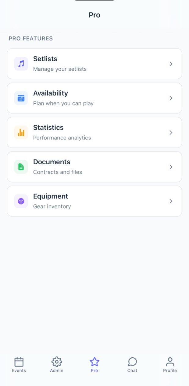 MyGigFlow pro features screen